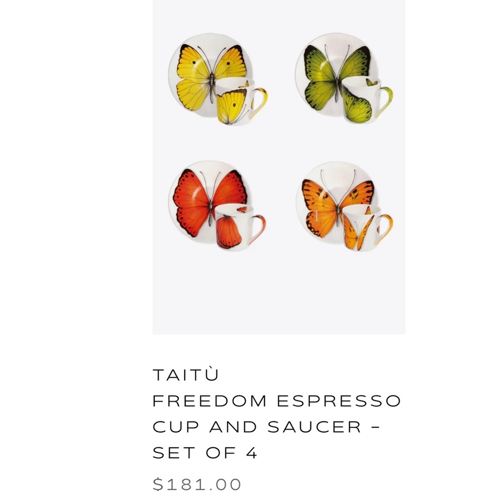 RARE NWT Coffee/Tea for 2 Service by Emilio Bergamin for Taitù, Italy, 1990s - Picture 14 of 14